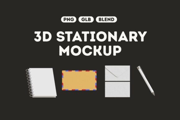 Elevating Brand Identity: The Strategic Power of the Stationery Mockup 3D Kit Pack 1