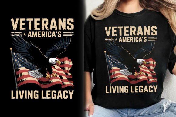 Honoring Service with the Veterans America's Living Legacy T-Shirt Design