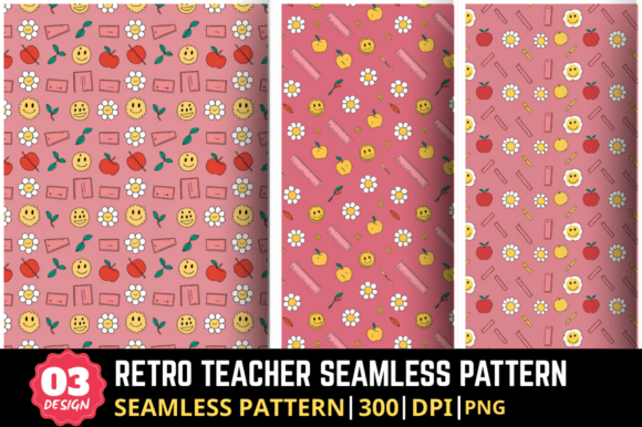 Integrating the Retro Teacher Seamless Pattern Bundle into Your Creative Workflow