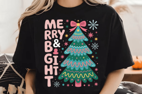 Merry and Bright PNG: Preppy Holiday Designs