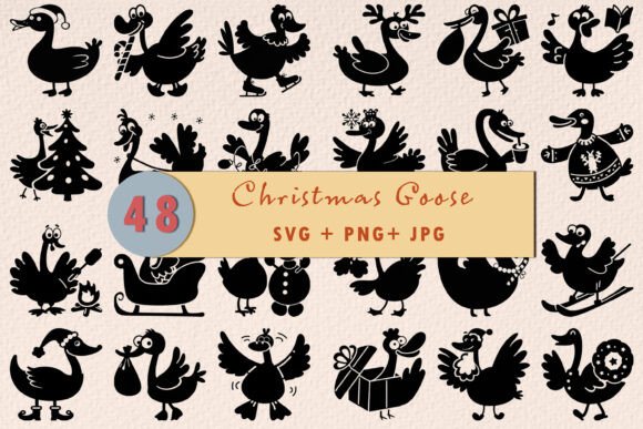 Unleashing Holiday Cheer: A Guide to Festive Holiday Ducks Silhouette SVG PNG Designs