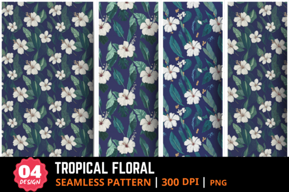 Unlocking Creative Potential with a Tropical Floral Seamless Pattern Bundle