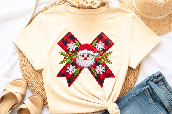 Unlocking Festive Farmhouse Charm: The Ultimate Guide to Santa Bow Buffalo Plaid PNGs for Your Holiday Crafts