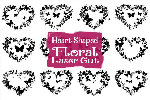 Unlocking Timeless Romance with the Beautiful Floral Heart Design Pack