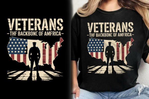 Veterans the Backbone of America T-Shirt Design Guide