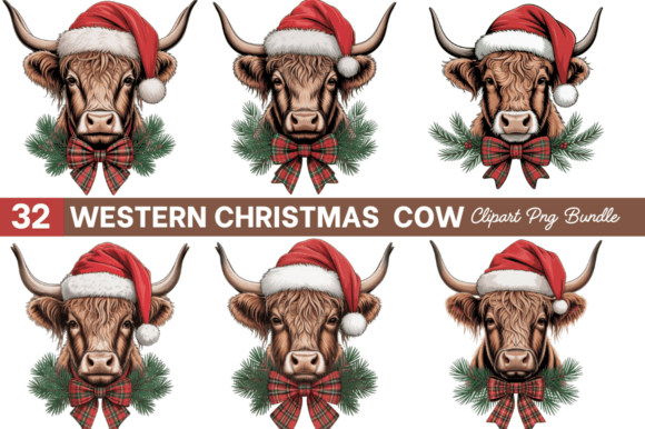 Western Christmas PNG: Country Charm for Crafts